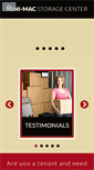 Mobile Screenshot of minimacstorage.com